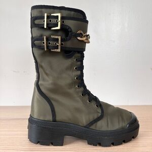 Madison Maison x Palladium Ranger Boot Women Sz 6 Vegan Army RARE 90's $495